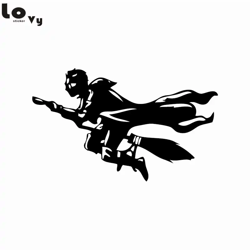 Classic Movie Harry Potter Quidditch Flight Silhouette Vinyl Car