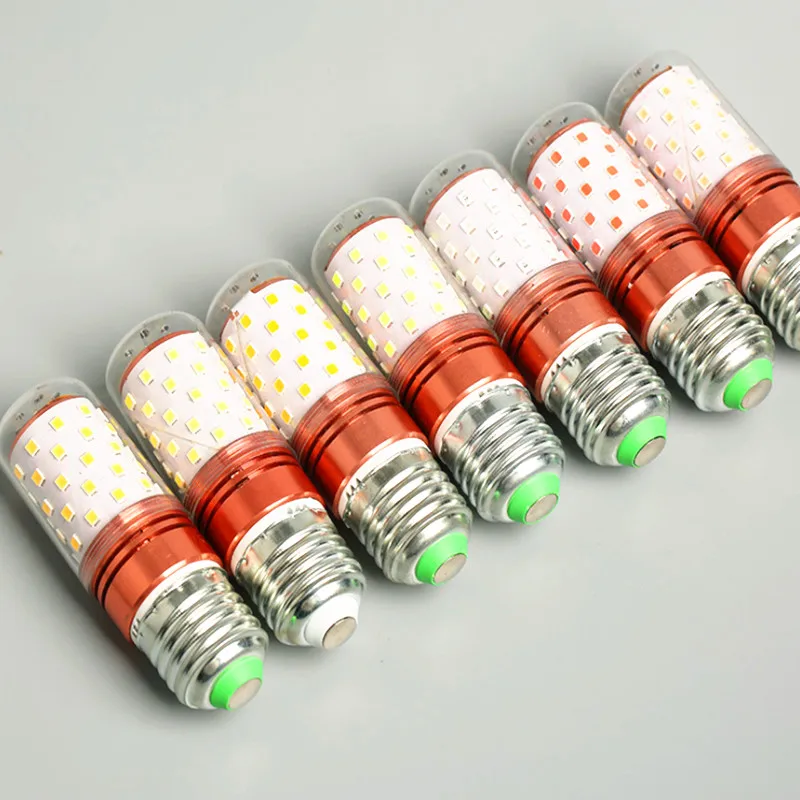 Led llamp bulb tricolor variable light corn lamp E27 E14 small screw 12W Led llamp bulb tricolor variable light corn lamp E27 E14 small screw 12W