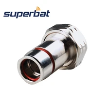 Superbat 7/16 Din РЧ разъем штекер Cramp для гофрированной меди 1/" кабель 10 шт