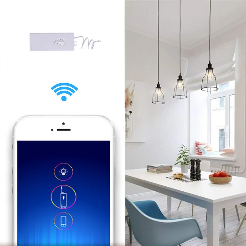 

wall Switch EU/UK standard White Touch Switch, RC 110V 220V,1/2/3 Gang, EU LED Light Wall waterproof Switch