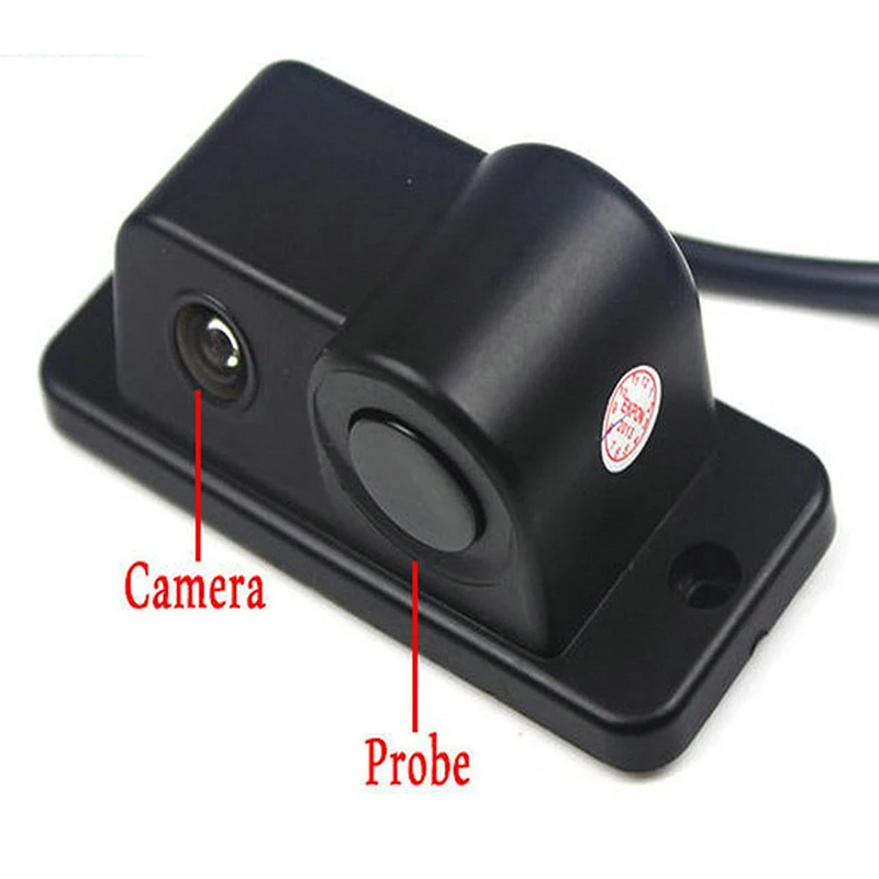 Car Rearview Monitor +Car Reverse Rear View Camera with Parking Sensor (8)