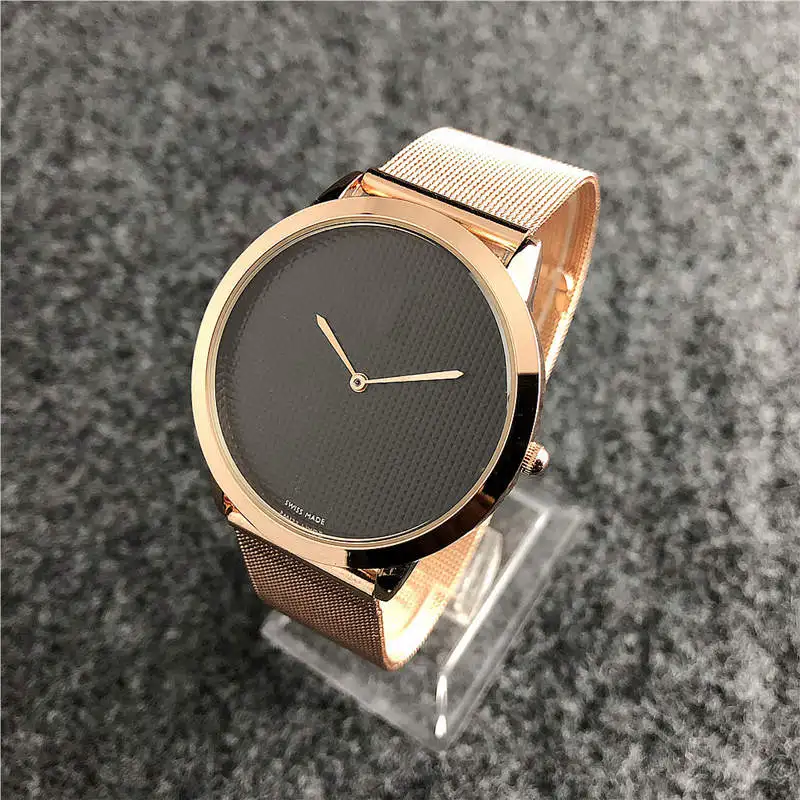 

reloj hombre mens watches luxury brand new tag Business dress simple men watch rose gold bracelet black wristwatch quartz clock