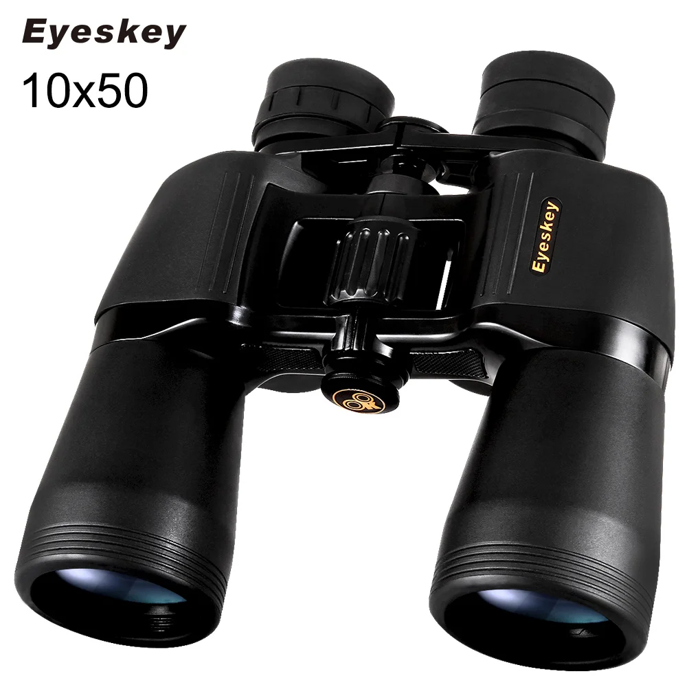 10x50 Профессиональный бинокль Eyeskey Porro для кемпинга охоты мощный телескоп Bak4 Prism