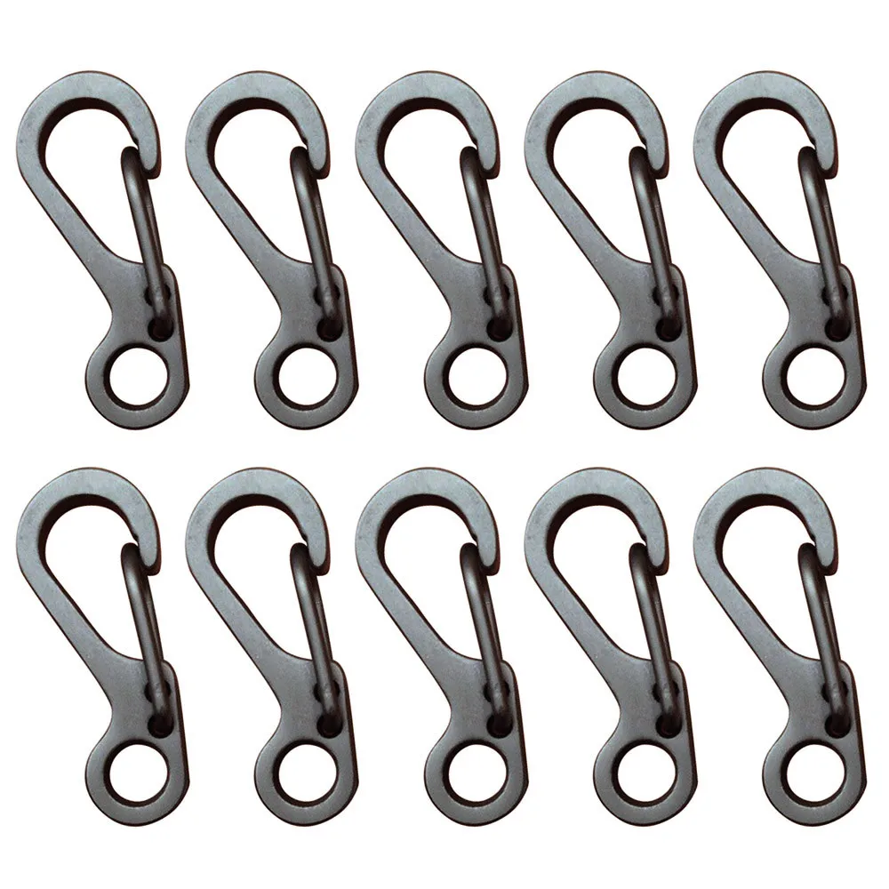 

mountaineering trinket Carabiner for keys 10PCS Mini Carabiner Keychain Mountaineering Spring Tactical Survival Equipment