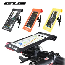 

GUB 3 Colors Bicycle Phone Bag Touchscreen MTB Road Bike Handlebar Front Head Tube Waterproof Mobile Smartphone Bag 6.0 Inch