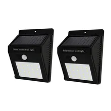 20/30/48 LED Solar Energy Lamp Outdoor Garden Courtyard Lamp Household Body Induction Waterproof Wall Lamp