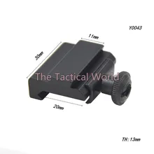 Крепление для ружья тактический прицел крепление аксессуары 20 мм до 11 мм Вивер адаптер "ласточкин хвост" для планка Пикатинни для винтовки крепление