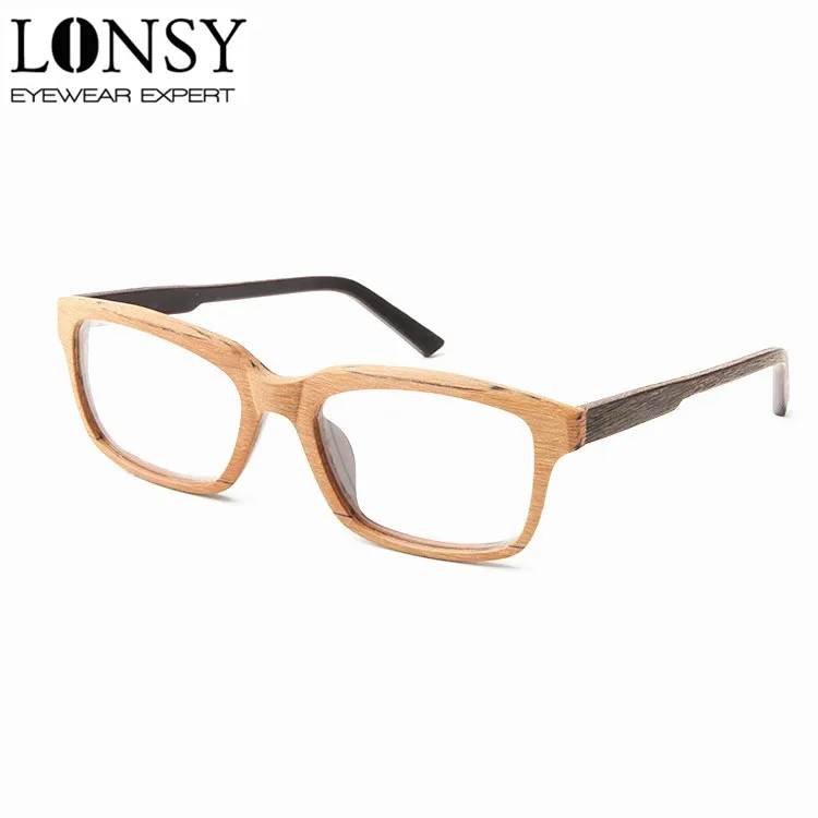 

2015 new style optical glasses, unisex wood-like optical glasses TA251185