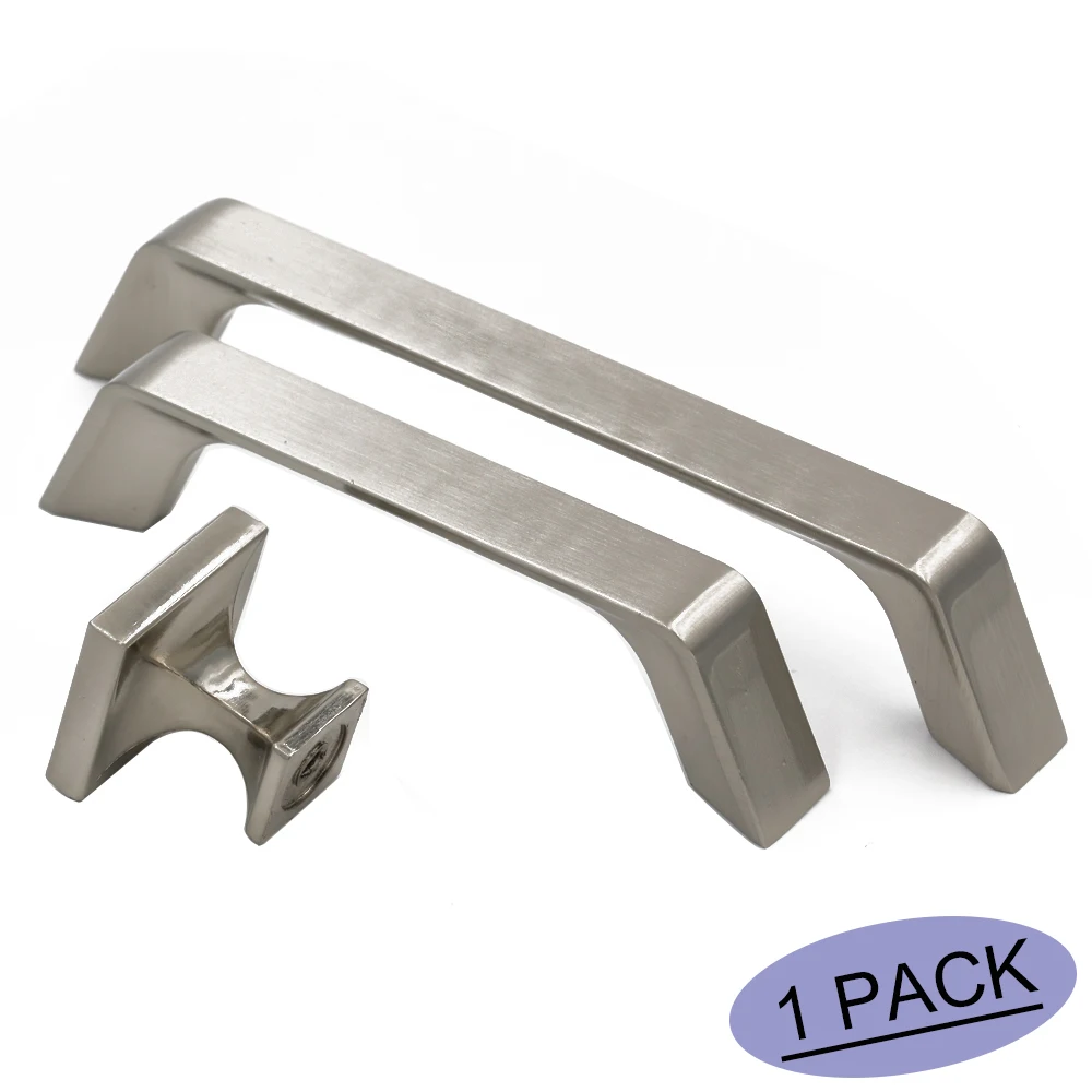 Cabinet Handles Brushed Nickel Drawer Pulls 6785snb Solid Kitchen