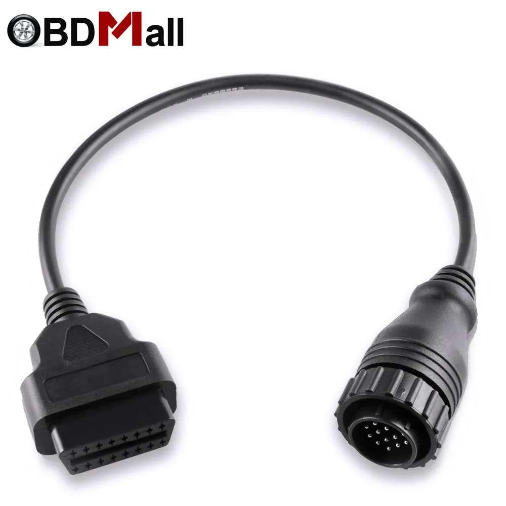 5 шт./лот Высокое качество для Mercedes 14pin к 16pin для BENZ 14 pin к obdii obd2 obd II 16-контактный адаптер для BENZ 14 контактный кабели