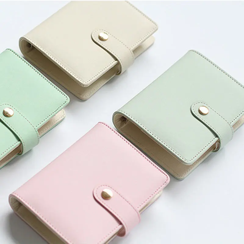 

Macaron PU Leather Spiral Notebook Original Office Person Binder Weekly Planner/agenda Organizer Cute Diary Stationery A5 A6 A7