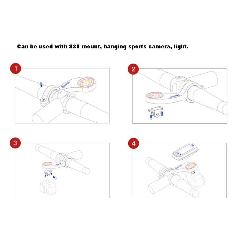 Порт S81 основы для пересчета Поддержка S80 Garmin крепление для велосипедного компьютера Адаптер Велосипед светильник держатель рамы кронштейн повесить спортивные Камера