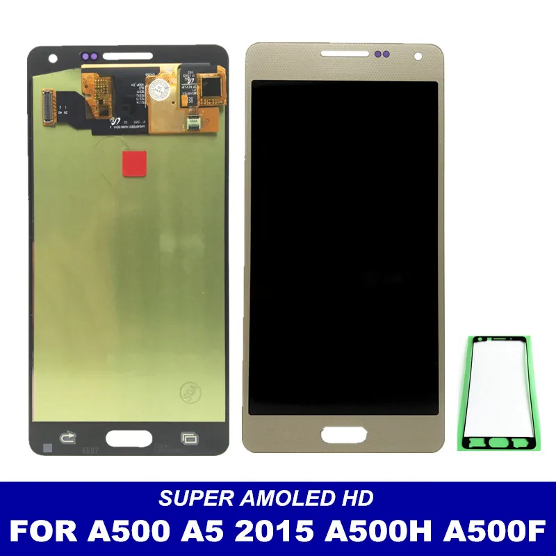 Протестировано на ЖК-экран A500 для Samsung Galaxy A5 2015 A500H A500F LCD Super AMOLED дисплей кодирующий