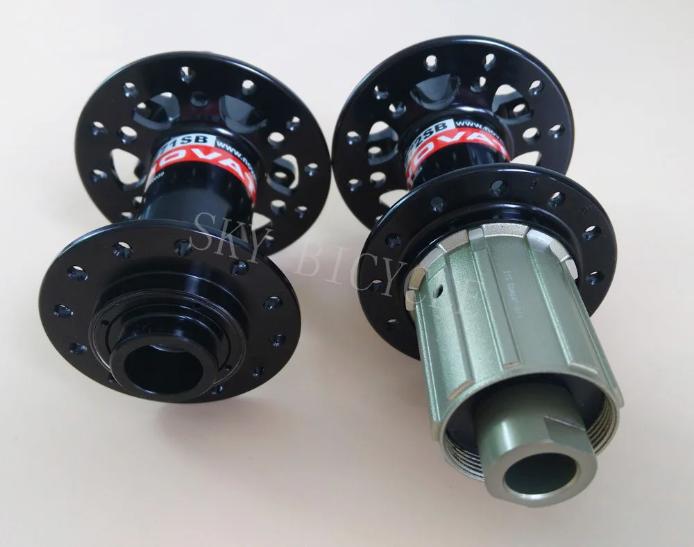 Novatec D771SB/D772SB 24/24 key hole thru axle hub front 15x100mm rear