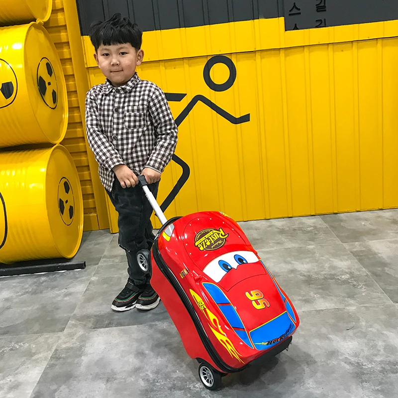 Дети тележка чемодан на колесах Начальная школа для мальчиков и девочек могут ездить сумка тележка Многоцелевой Путешествия Роллинг багажа