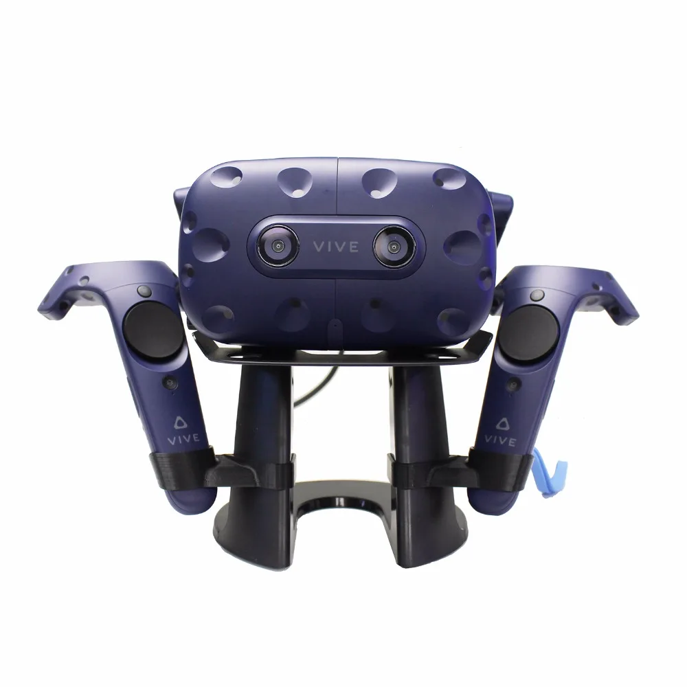 

2018 Newest Virtual Reality 3D Glass Headset Display Station Game Controller Holder For HTC Vive Headset or HTC Vive Pro Headset