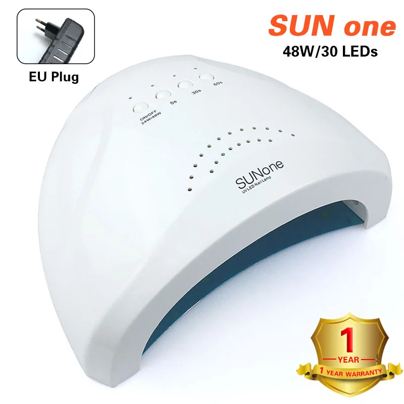 SUNone (EU Plug) SUN X Plus 80 Вт УФ-лампа светодиодный светильник для ногтей для маникюра, педикюра, Сушилка для ногтей для всех гель-лаков, ЖК-Смарт автоматический датчик времени - Цвет: SUNone (EU Plug)