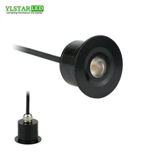 YLSTAR IP67 Водонепроницаемый DC12-24V с регулируемой яркостью 3 Вт Мини светодиодный прожектор, размер отверстия: 28 мм светодиодный прожектор для сада, размер 35X34 мм