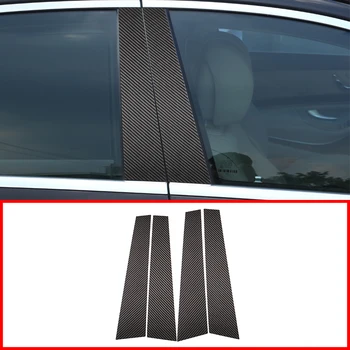 

4pcs Real Carbon Fiber Window Molding Trim For Mercedes Benz W222 S Class S400L S320L S500 2014-2019 Car Accessories Parts