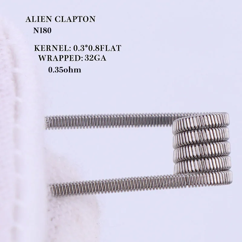 XFKM NI80 50/100 Hive clapton готовые провода смешанные скрученные Quad Tiger сопротивление