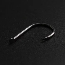 Рыболовный крючок из высокоуглеродистой стали с колючим крюком 1#-15# Форма Круглый наконечник приманка крючок речной поток рыболовный аксессуар