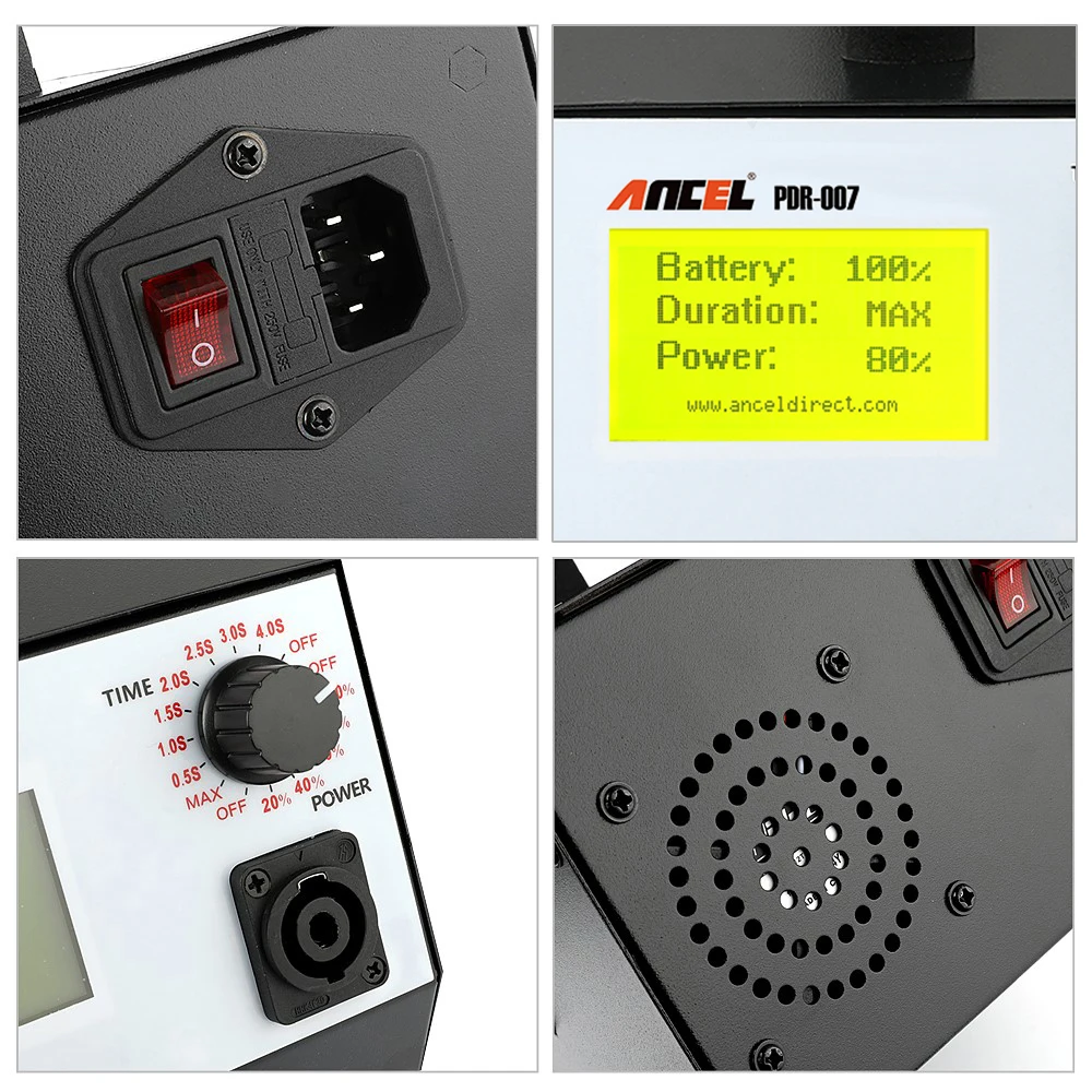 Ancel PDR007 Auto Car Body Repair tool Kits Dent Removal Kits Sheet Metal Repair Tools Repair HOTBOX Paint Dent Repair Tools 