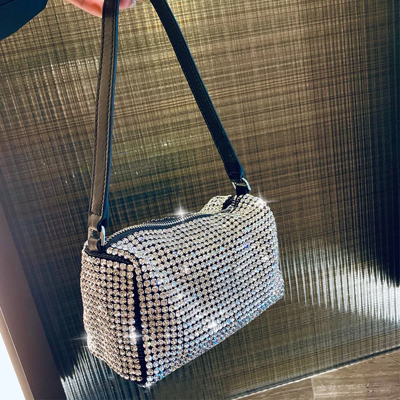Maré Lantejoulas Pedrinhas Senhora Bolsa Bolsas de