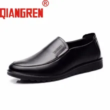 QIANGREN/Брендовые мужские лоферы в стиле милитари; сезон весна-осень-лето; Цвет черный, коричневый; Повседневная обувь из коровьей кожи; обувь для отдыха; подошва из ТПУ