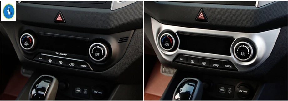 

Yimaautotrims Auto Accessory Central Control Air Conditioning Panel Cover Trim 1 Pcs ABS For Hyundai Creta IX25 2015 2016 2017