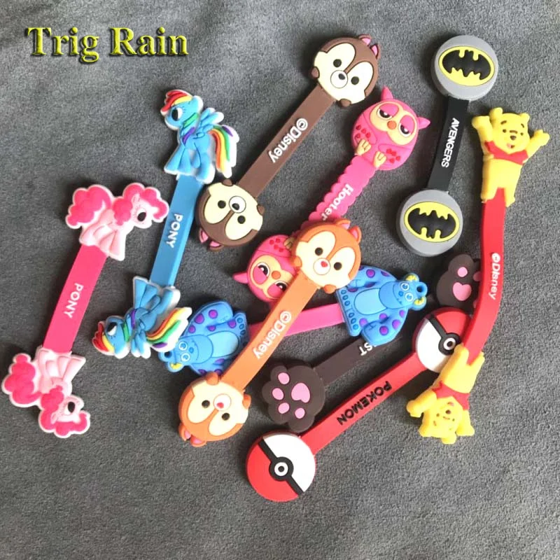 Trig Rain Cartoon Cable Organizer, моталка, маленький пони, протектор, провод, шнур, управление, маркер, держатель, крышка для наушников, USB