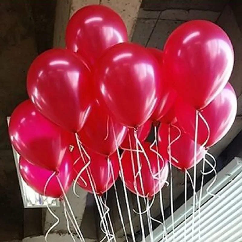 100 шт./лот 10 видов цветов Жемчуг латексный воздушный шар надувные свадебные