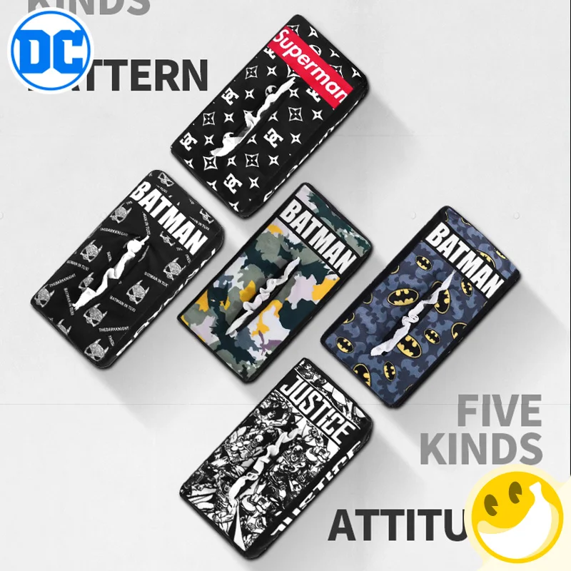 

Justice Alliance Theme style Car Hanging Pumping Tray Sets Tissue Box Of Car Supplies for DC