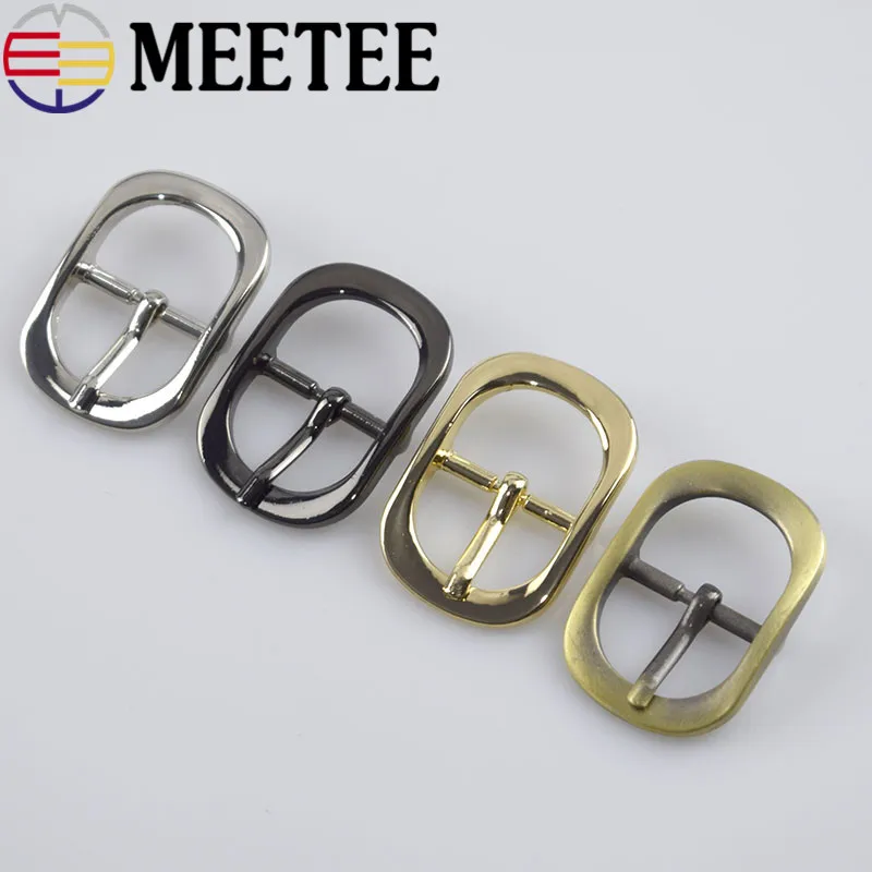 

4pcs 19mm Metal Bag Strap Adjust Buckle Shoes Pin Belt Decor Buckles DIY Hardware Garment Handbag Leather Accessories F3-23