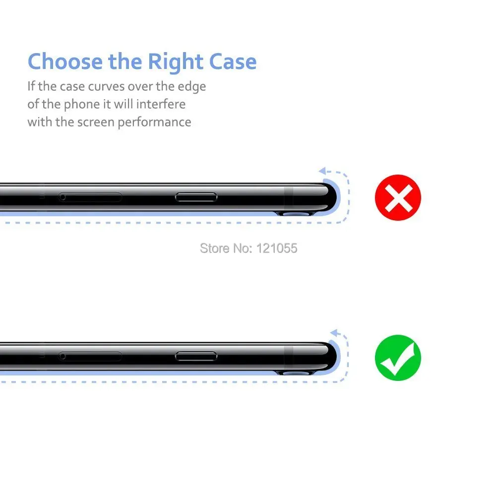 10 шт./лот Защита экрана для iPhone Xs Max XR X 8 7 6s plus пленка из закаленного стекла защитная пленка посылка