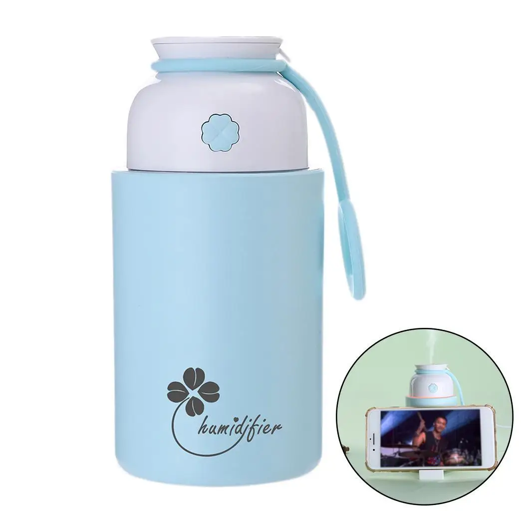 

220ML Portable Humidifier USB Charging Ultra-Quite Mini LED Light Mist For Home Office