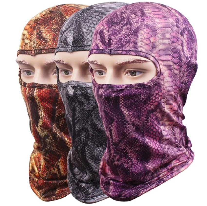 Buy 10pcs/Lot NEW Snakeskin Skull Balaclava Beanie