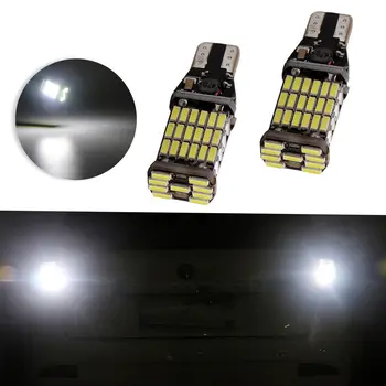 

10*T15 W16W 921 Super Bright High Power 45 SMD 4014 LED Car Backup Reserve Lights Bulb Brake Lamp Xenon White/Yellow
