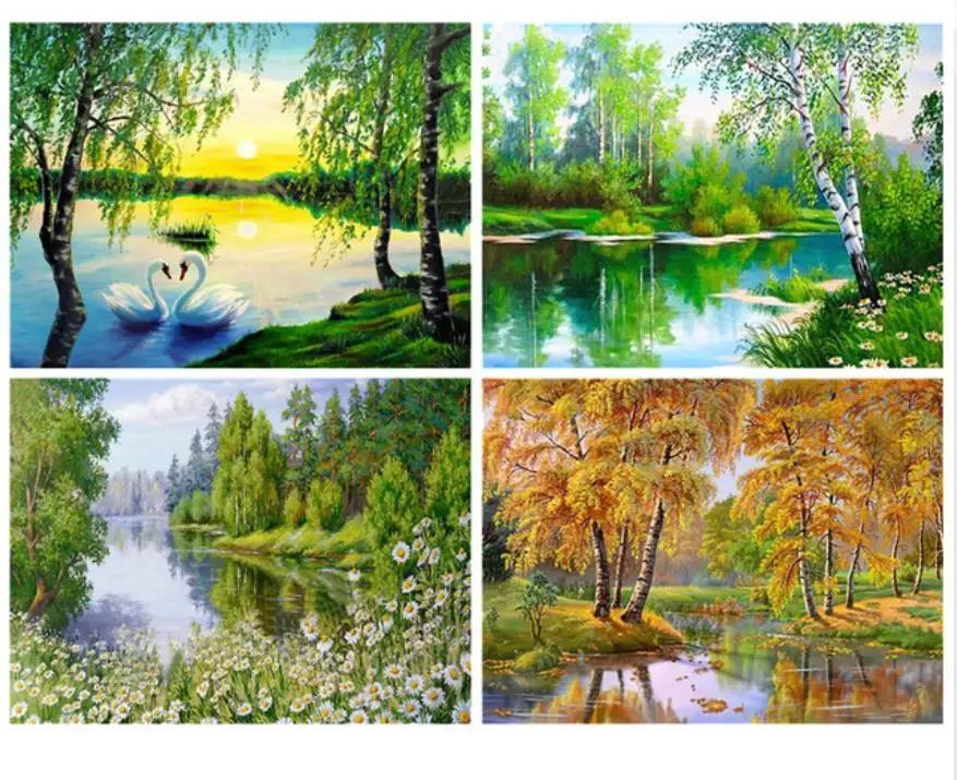 Diamond Painting embroidery 5d diy full square nature - diamond mosaic daimond painting paint | Дом и сад