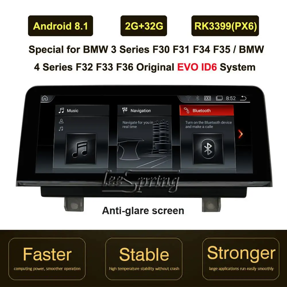 

Android 8.1 Car Multimedia Player for 3 Series (2018)/ 4 Series (2017-) Original EVO system