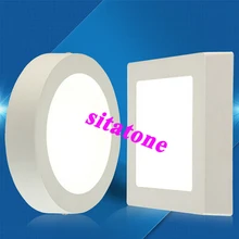 10 шт./лот AC85-265V 3 Вт 6 Вт 12 Вт 18 Вт 24 Вт Светодиодный светильник, гарантия 2 года