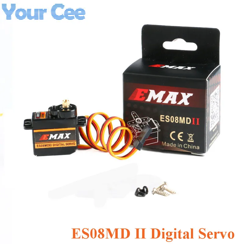 EMAX ES08MD II Mini Metal Gear Digital Servo with Plastic Gear Fixed Wing  (2)