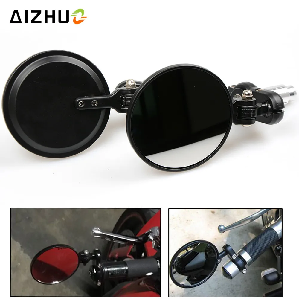 Ручки для мотоцикла 7/8 '' 22 мм торцевые зеркала YAMAHA XJ6N XJR1300 XSR900 XSR700 XV950 XT660Z SR400 YBR125