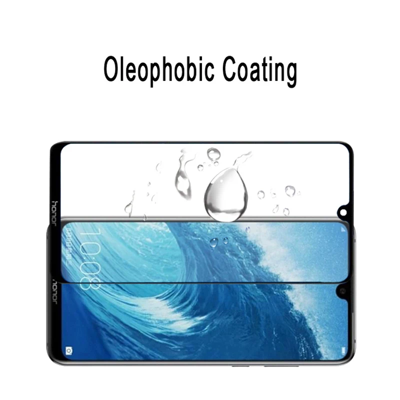 Закаленное стекло с полным покрытием и клеем для Huawei Enjoy Max Защитная пленка экрана