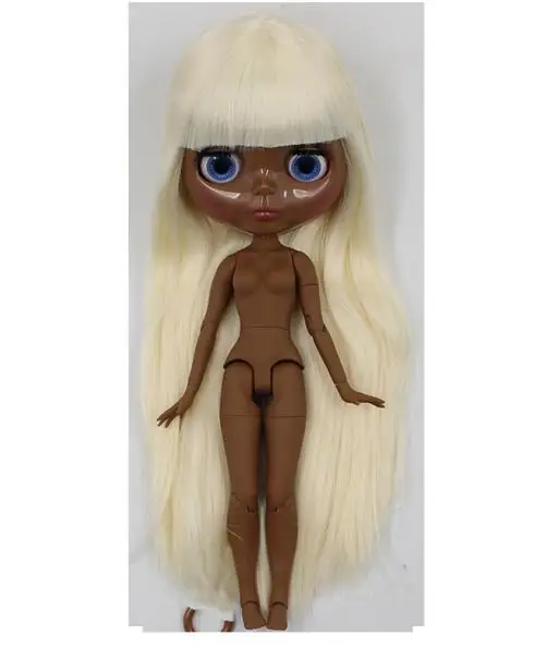 Супер черный обнаженный blyth кукла девушка куклы - Цвет: nude dolls 1