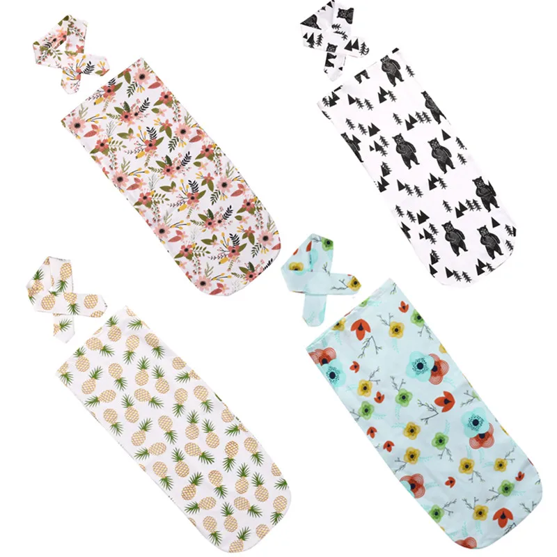 

Toddler Baby Floral Swaddling Swaddle Muslin Wrap Blanket Sleeping Bag Receiving Blankets