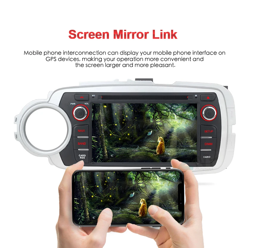Discount 7" IPS Android 9.0 Car DVD 2 Din Auto Radio For Toyota Yaris 2012-2017 GPS Navigation Multimedia CarPlay WIFI Audio Video Stereo 15