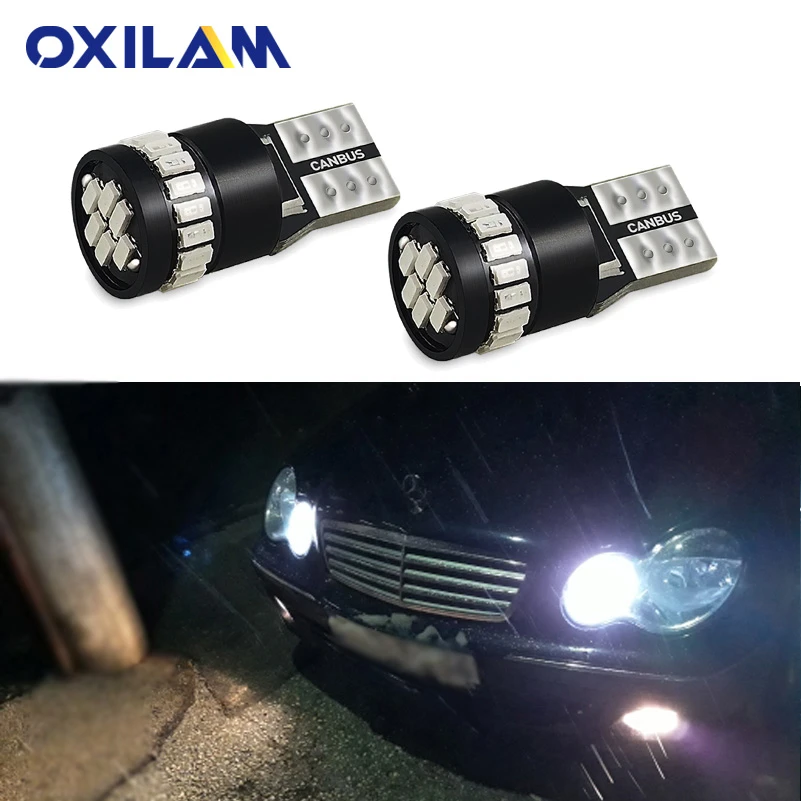 2X W5W T10 Żarówka Led Odprawy Światła Parkingowe Dla Mercedes Benz W204 W203 W205 W211 W212 W210 W124 194 168 Samochodów Wewnętrzna Lampka|Signal Lamp| - Aliexpress