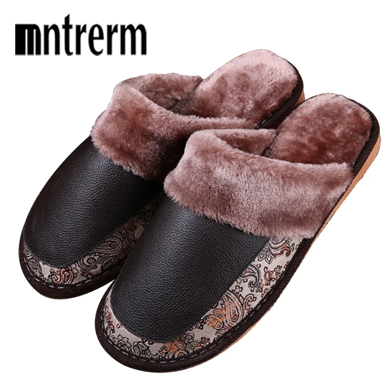 mens thermal slippers