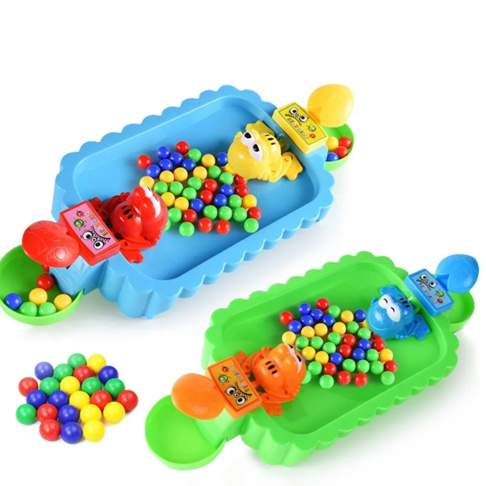 

New 24 Frogs Swallowing Beads Feeding Frogs Eating Beans Casual Brainboard Games Parent-Child Games Toys Kids Educational Toy