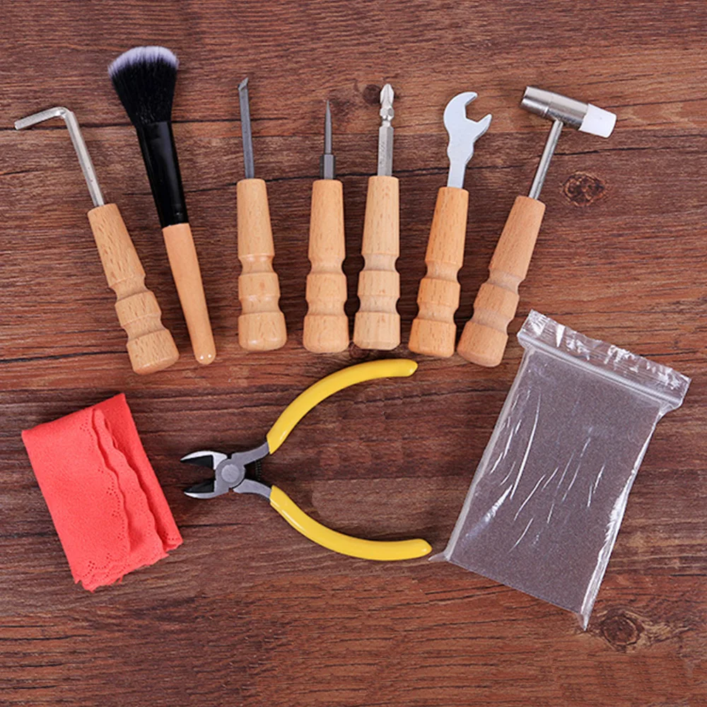 MoonEmbassy Guitar Tool Kit Acoustic Guitar Accessories Repair Cleaning